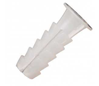 Taco Wolfpack Plástico Blanco    9 mm. (25 unidades)