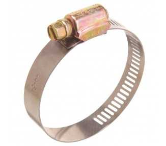Abrazadera Sin Fin Acero Inoxidable Ancho 9 mm. -  Ø 10 /16 mm.  Abrazadera Metalica de Tornillo, Abrazadera Sin Fin