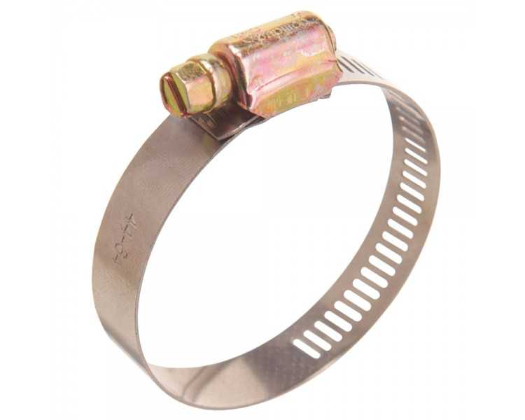 Abrazadera Sin Fin Acero Inoxidable Ancho 12 mm. -  Ø 25 / 40 mm.  Abrazadera Metalica de Tornillo, Abrazadera Sin Fin