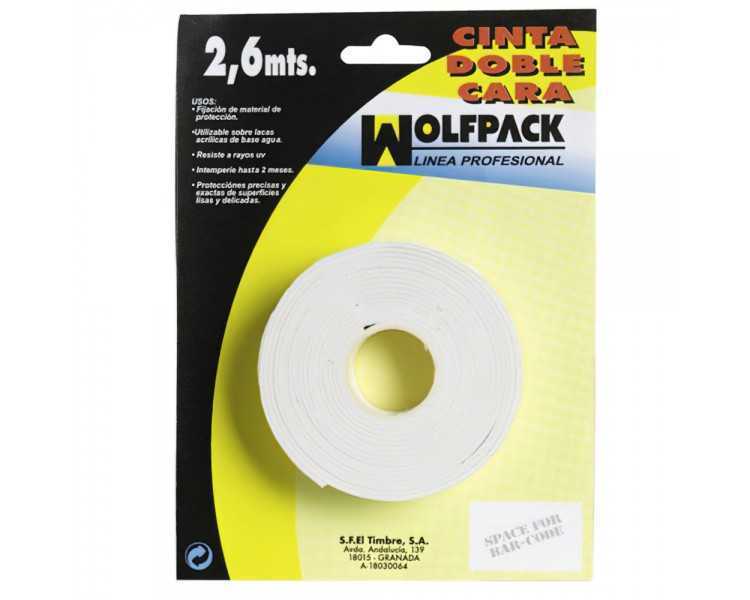 Cinta Doble Cara 2,6 m. x 18 mm.