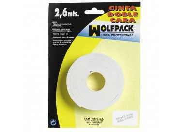 Cinta Doble Cara 2,6 m. x 18 mm.