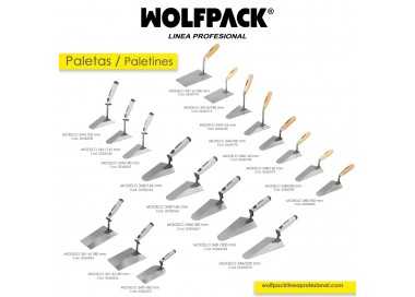 Paleta Wolfpack Plus Mango Madera 341-b/180 mm.