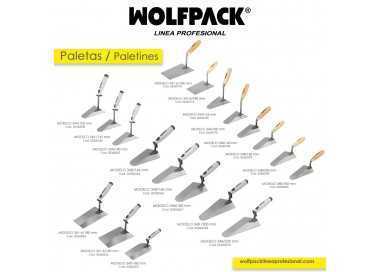 Paleta Wolfpack Plus Mango madera 344   165x120 mm.