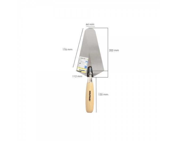 Paleta Wolfpack Plus Mango Madera 348    200 mm.