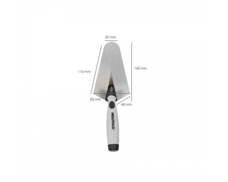 Paleta Wolfpack Plus Mango de Goma 348  140 mm.