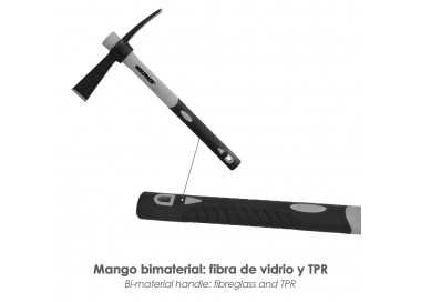 Alcotana 814 / 500 Gramos Mango Fibra Vidrio