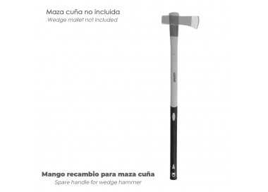 Mango Fibra Vidrio Maza Cuña 3 Kg 54x34 mm. Oval Conico