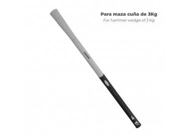 Mango Fibra Vidrio Maza Cuña 3 Kg 54x34 mm. Oval Conico