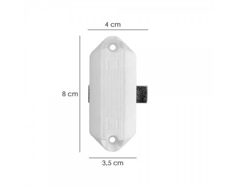 Cerradura Falleba Sin Llave 93/ Blanco