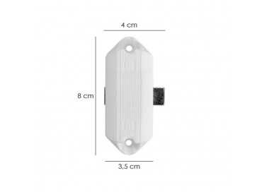 Cerradura Falleba Sin Llave 93/ Blanco