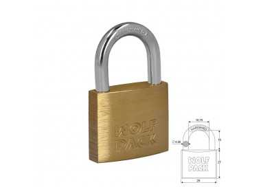 Candado Laton Arco Normal  30 mm.