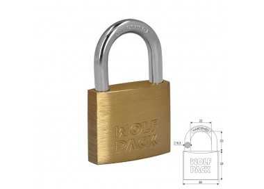 Candado Laton Arco Normal  40 mm.