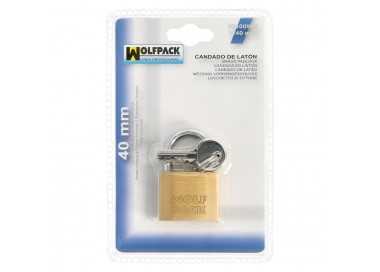 Candado Laton Arco Normal  40 mm.