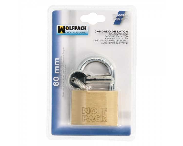 Candado Laton Arco Normal  60 mm.