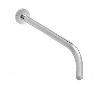 Brazo Ducha Laton  1/2" x 37+7 cm. Angulo recto.