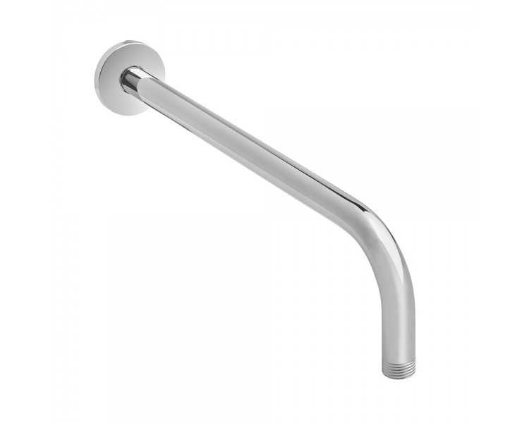 Brazo Ducha Laton  1/2" x 37+7 cm. Angulo recto.