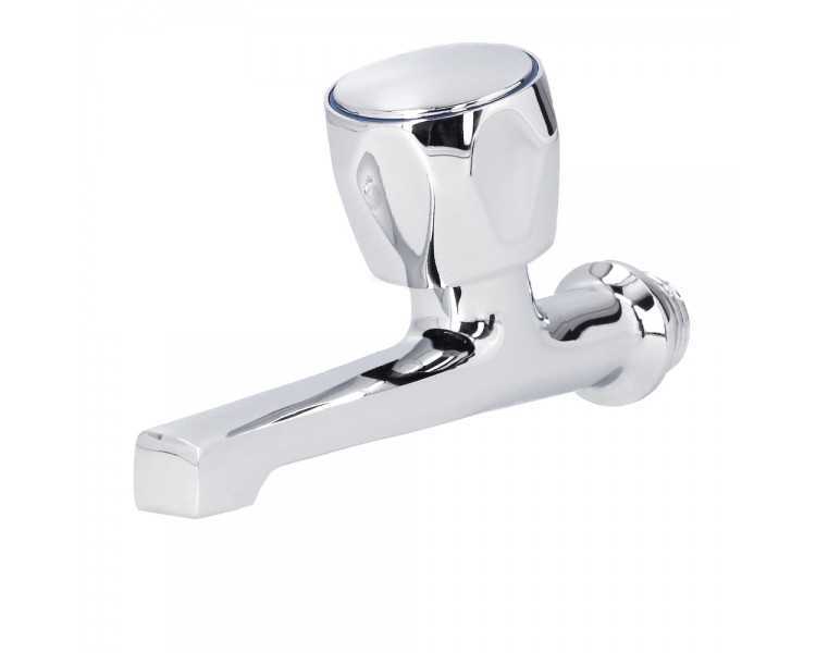 Grifo Fregadero 12 cm- 1/2" Cromo Volante Metal