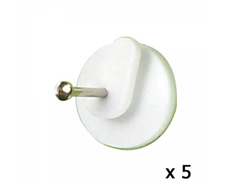 Cuelga Cuadros Redondo Grande (Blister 5 unidades) Clavar