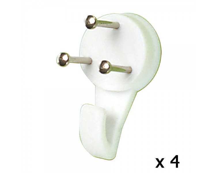 Cuelga Cuadros Gancho Pequeño (Blister 4 unidades) Clavar