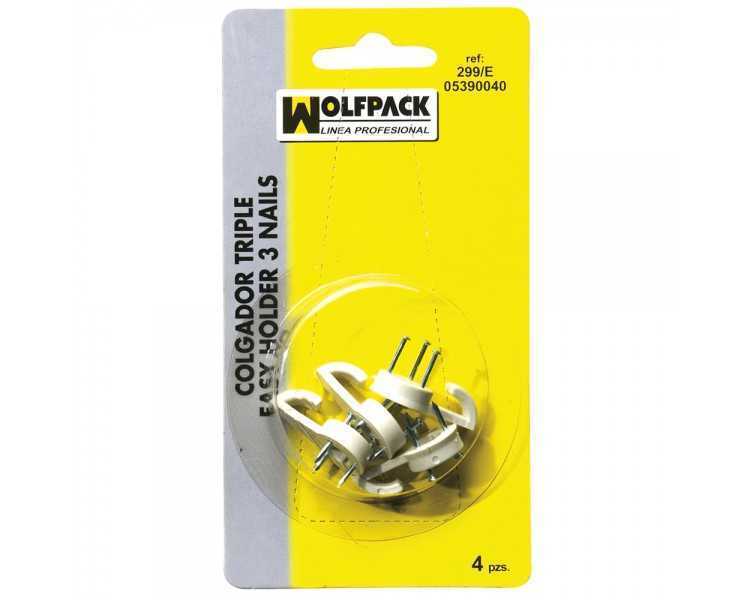 Cuelga Cuadros Gancho Pequeño (Blister 4 unidades) Clavar