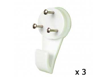 Cuelga Cuadros Gancho Grande (Blister 3 unidades) Clavar