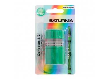 Conector Manguera Plastico 1/2 Blister