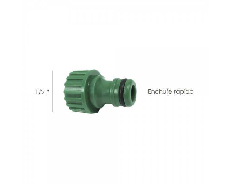 Adaptador Manguera Plastico 1/2 Hembra  Blister