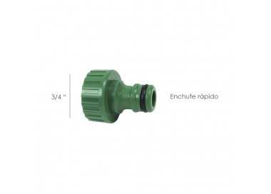 Adaptador Manguera Plastico 3/4 hembra  Blister