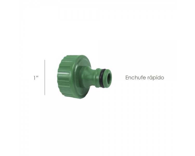 Adaptador Manguera Plastico 1" hembra  Blister