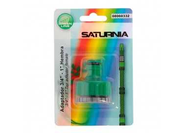 Adaptador Manguera Plástico 3/4 - 1" Hembra   Blister