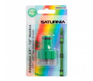 Adaptador Manguera Plastico 3/4-1/2" Hemba Blister