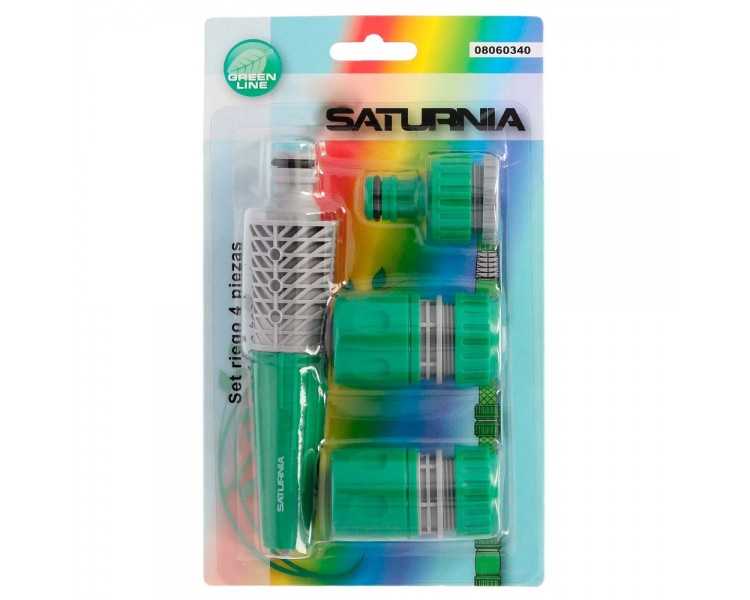 Set Riego Plastico4 Piezas Saturnia