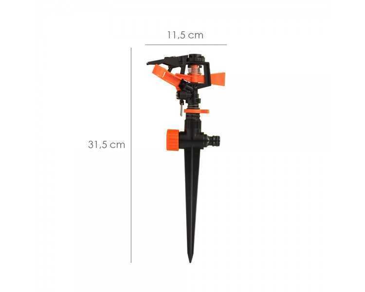 Aspersor plástico sectorial con pincho