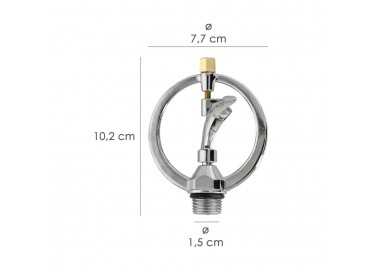 Aspersor  Aluminio Rotativo