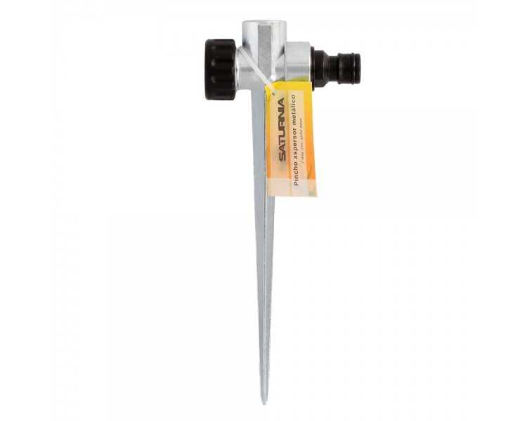 Pincho Para Aspersor Metalico Saturnia Con Racord Manguera