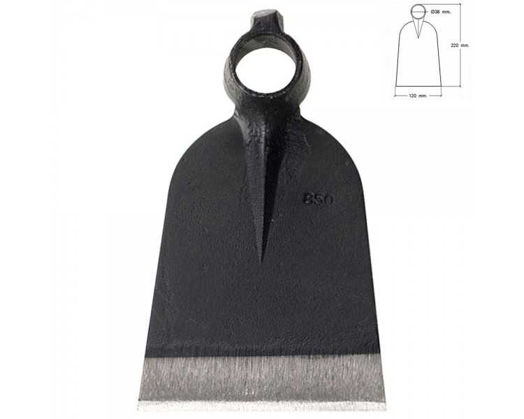 Azada Forjada Sin Mango 219 / 660 Gramos