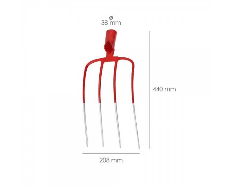 Horca Sin Mango  560 / 4 Puas