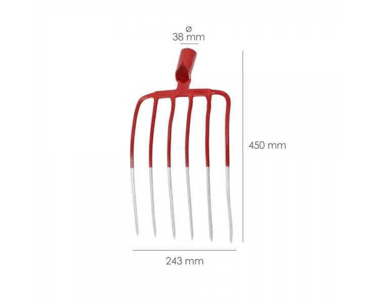 Horca Sin Mango  560 / 6 Puas