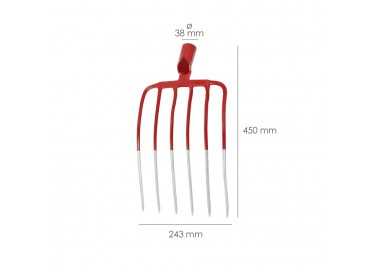 Horca Sin Mango  560 / 6 Puas