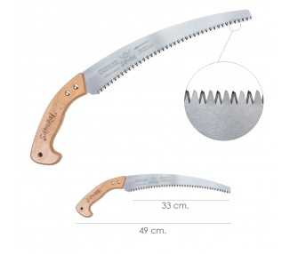 Serrucho Samurai Curvo Mango Madera   330 mm.