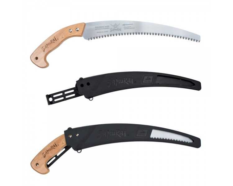 Serrucho Samurai Curvo Mango Madera   330 mm.