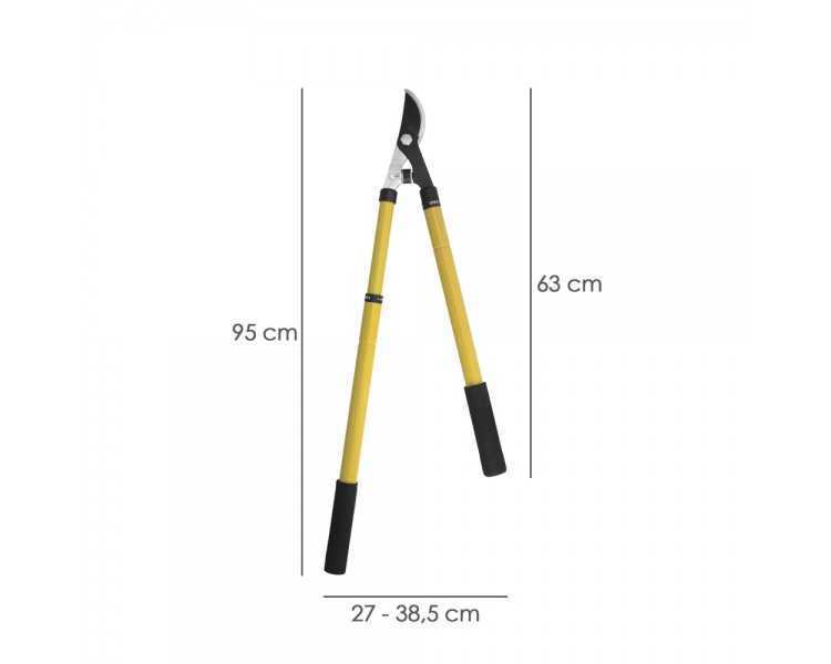 Tijeras Podar Profesional Acero Telescópica 2 Manos