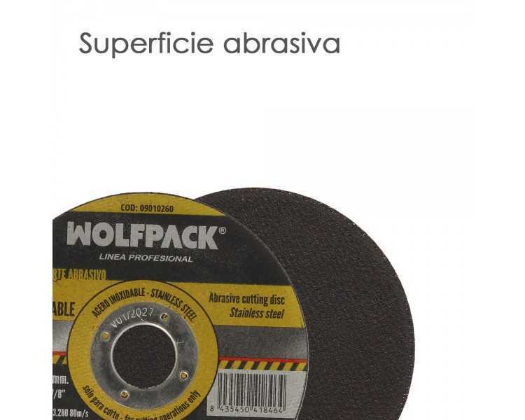 Disco Corte Abrasivo Acero Inoxidable Ø 115x Ø 22,2 mm Espesor 1,0 mm. Disco Radial / Amoladora Universal