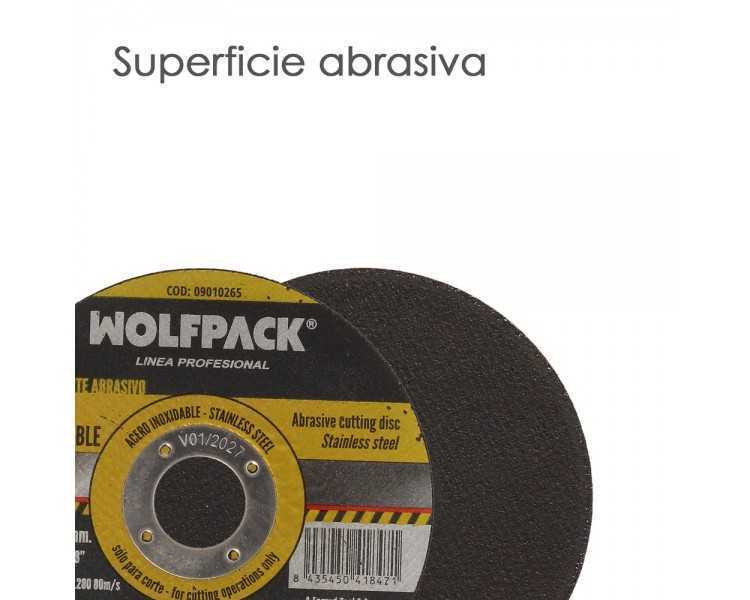 Disco Corte Abrasivo Acero Inoxidable Ø 115x Ø 22,2 mm Espesor 1,6 mm. Disco Radial / Amoladora Universal