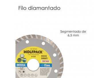 Disco Diamante 115 mm. General Obra Continuo