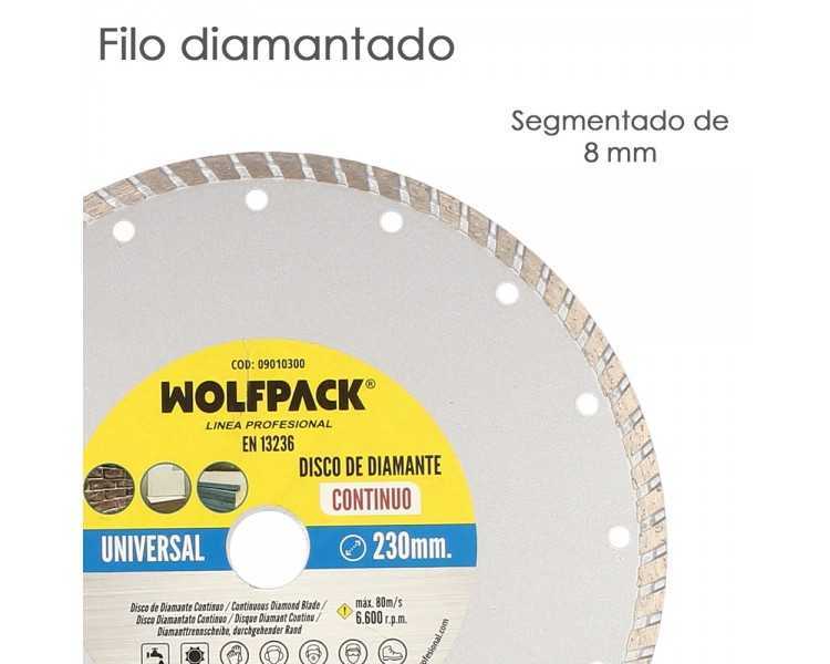 Disco Diamante 230 mm. General Obra Continuo
