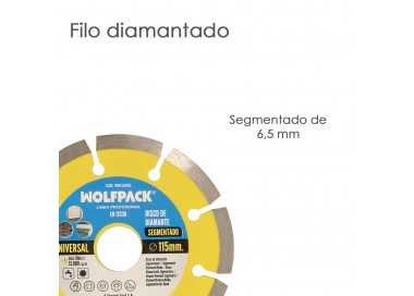 Disco Diamante 115 mm. General Obra Segmentado Sinterizado