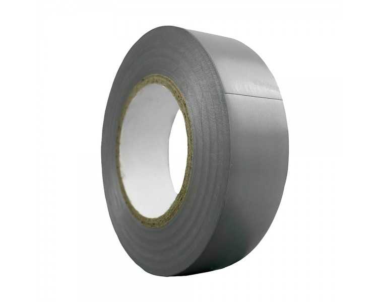 Cinta Aislante 20 m. x 19 mm. Gris Uso doméstico