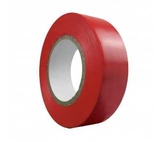 Cinta Aislante 20 m. x 19 mm. Roja Uso doméstico