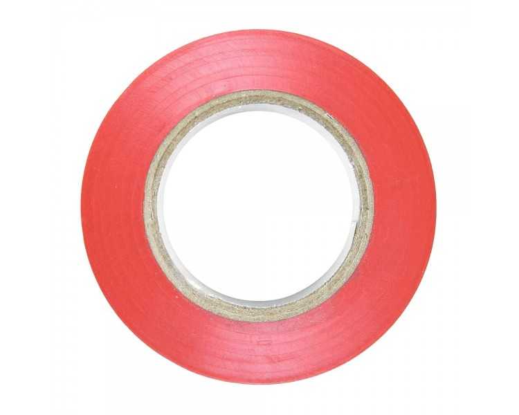 Cinta Aislante 20 m. x 19 mm. Roja Uso doméstico
